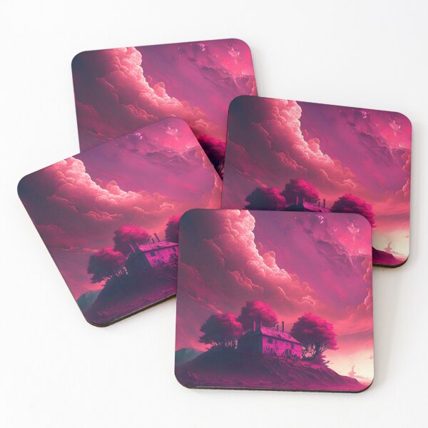 Item preview, Magenta sky colorful designed and sold by SuperSoulArts.