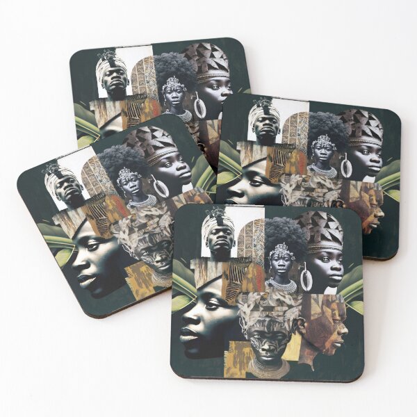 Item preview, Tribes of Africa Collage designed and sold by Odd World.