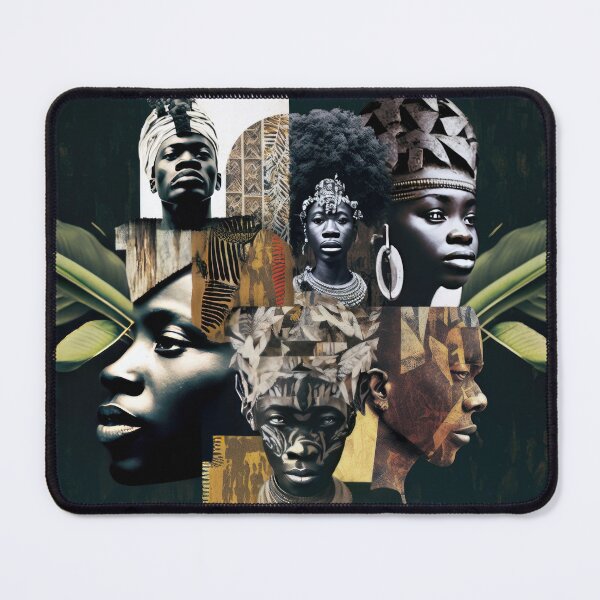 Item preview, Tribes of Africa Collage designed and sold by Odd World.