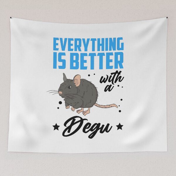 Item preview, Degu all better with Chilean rodent designed and sold by madgrfx.