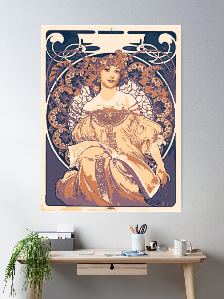 [画集] ALPHONSE MUCHA File:Madonna of the Lilies (1905) - Alfons Mucha.jpg