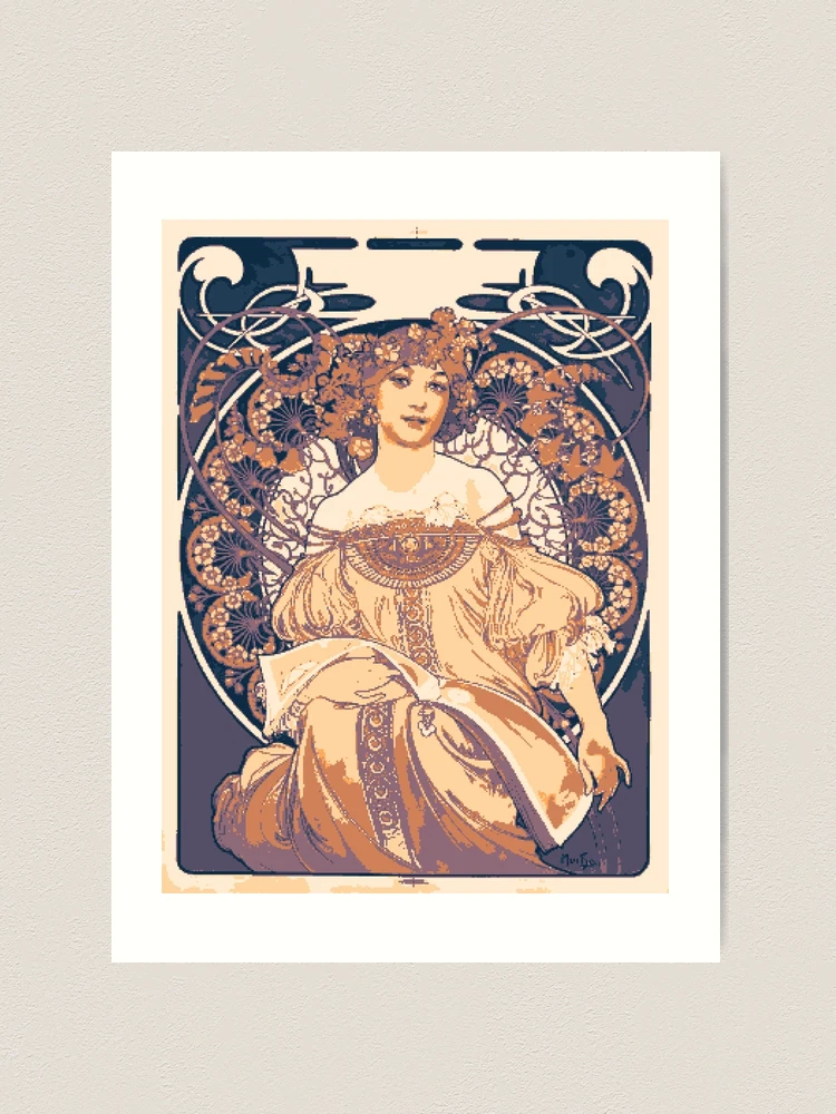 F. Champenois Imprimeur Editeur (1897) by Alphonse Mucha