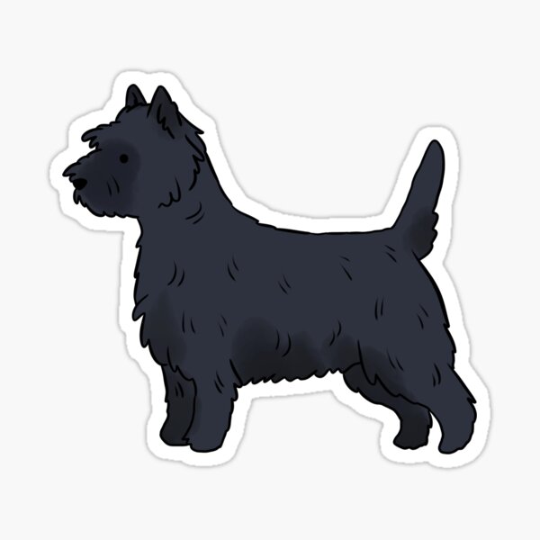 Item preview, Cairn terrier dog cute illustration  designed and sold by Yarafantasyart.