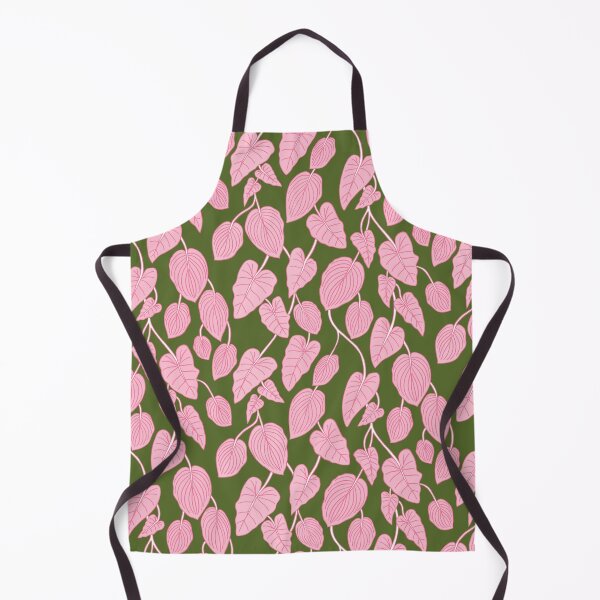 Item preview, Rainforest Leaves in pink and green designed and sold by Ellie Pankhurst.