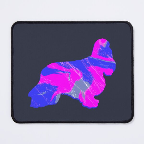 Item preview, I Love My Cocker Spaniel Hot Pink Dog Silhouette designed and sold by AMSonArt.