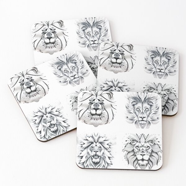 Item preview, Lion Tattoo morocco Design sticker designed and sold by bestoftrendy.