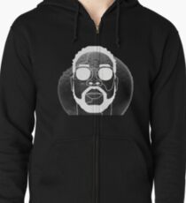 Damso black / white Zipped Hoodie
