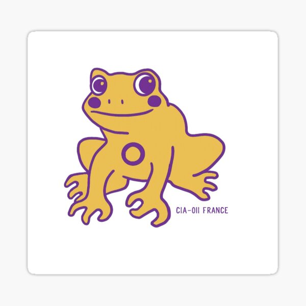 Intersex frog Sticker