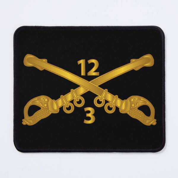 Item preview,  Army - 3rd Squadron - 12th Cavalry Branch wo Txt designed and sold by Military Insignia Products.