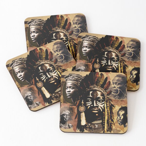 Item preview, Tribes of Africa Collage designed and sold by Odd World.
