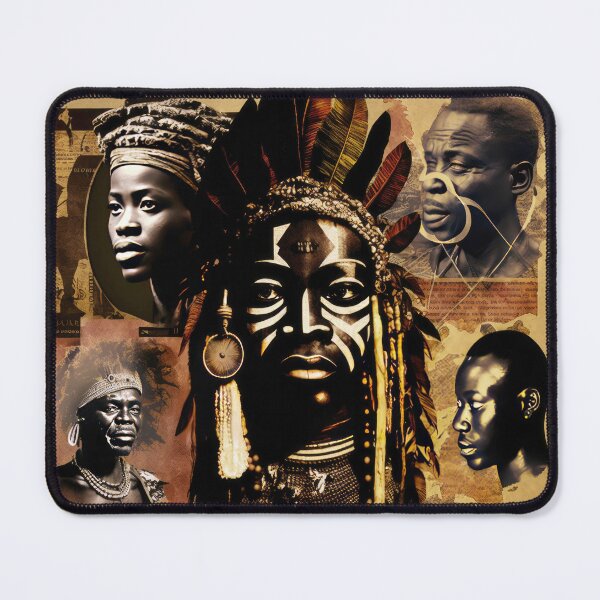 Item preview, Tribes of Africa Collage designed and sold by Odd World.