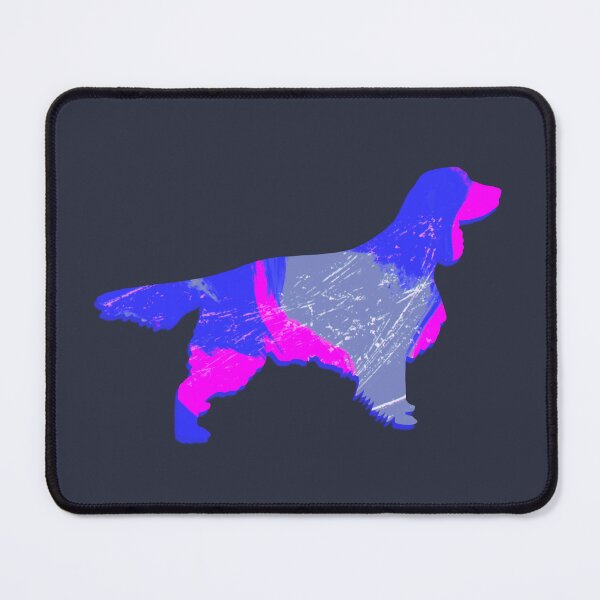 Item preview, I Love My Springer Spaniel Hot Pink Dog Silhouette designed and sold by AMSonArt.