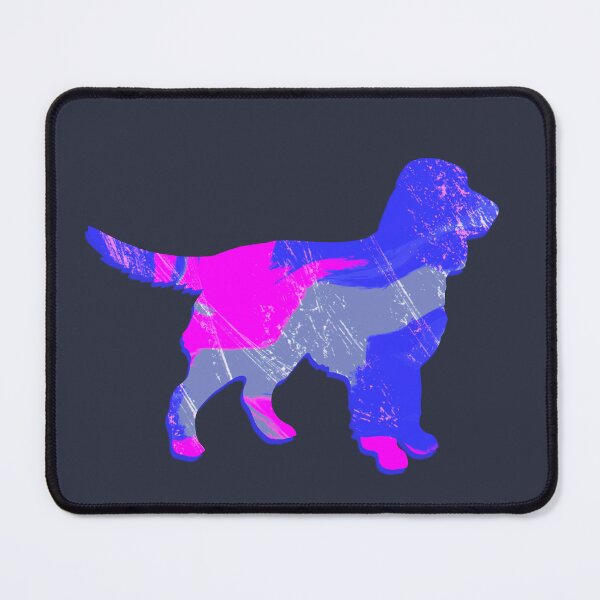 Item preview, I Love My Sprocker Spaniel Hot Pink Dog Silhouette  designed and sold by AMSonArt.