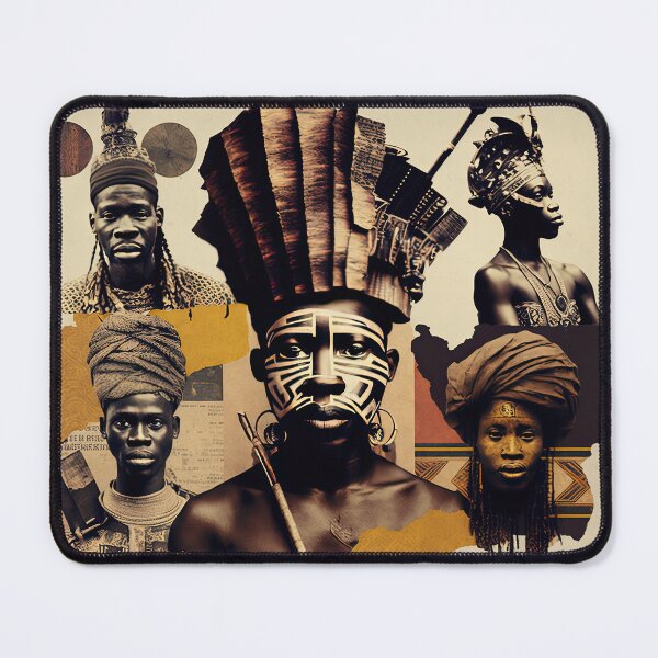 Item preview, Tribes of Africa Collage designed and sold by Odd World.