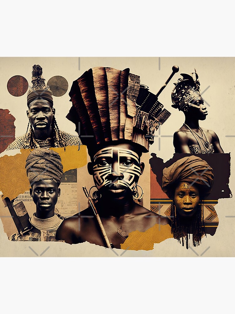 A Tribe Of My Own Poster | 24 x 36 | Art Print | Poster | Black Art outlet | Wall Art | Afrocentric | Modern