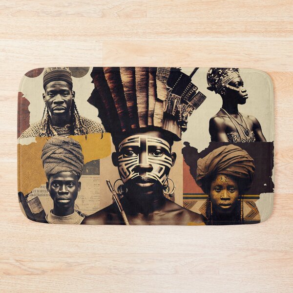 Item preview, Tribes of Africa Collage designed and sold by Odd World.