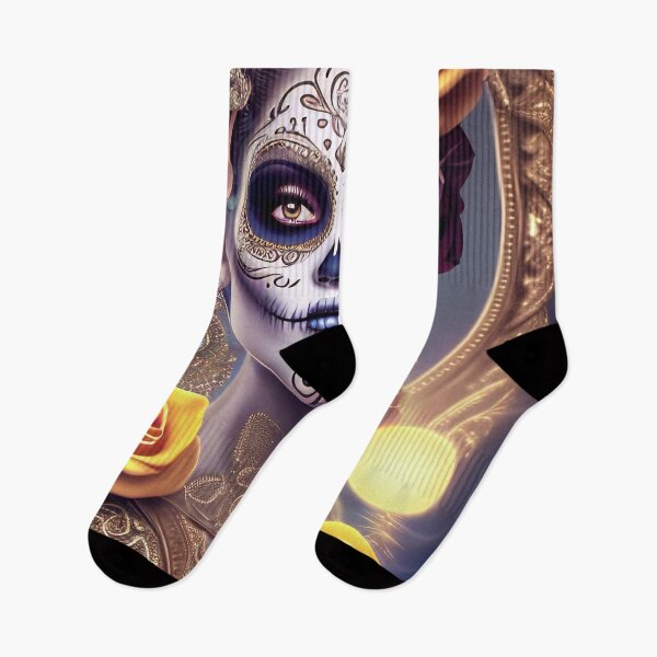 Item preview, La Catrina morbid beauty, Day of the Dead created with AI designed and sold by ArtCreator2023.