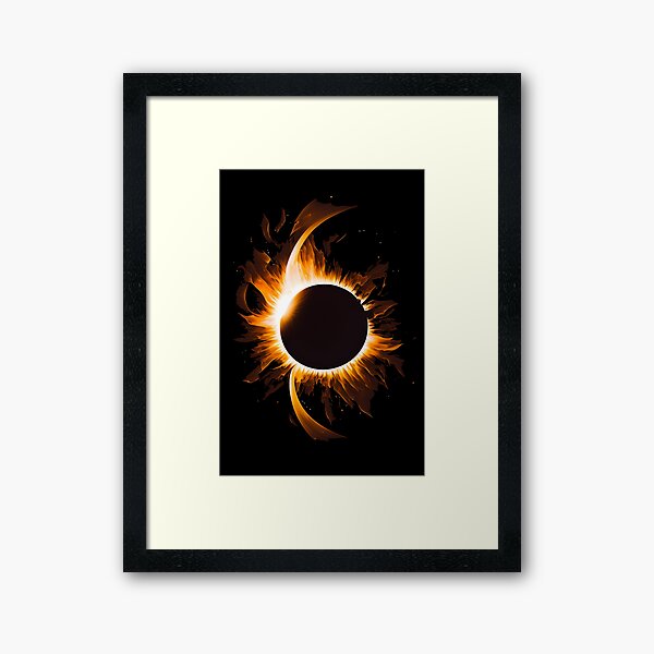 Item preview, Total Solar Eclipse Silhouette designed and sold by ShadowAndSlate.