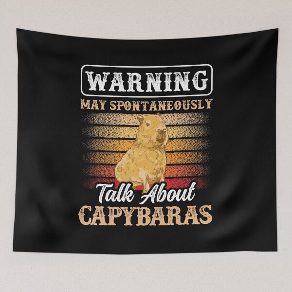 Item preview, Capybara spontaneously talks about capybara designed and sold by madgrfx.
