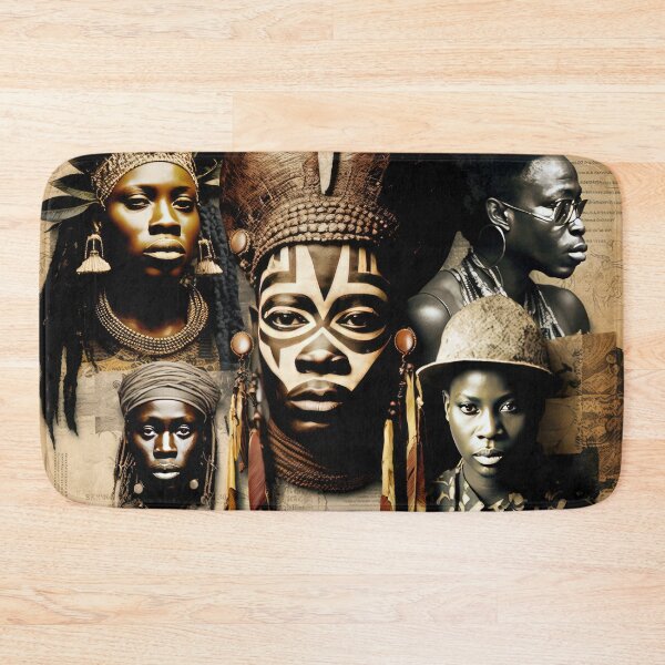Item preview, Tribes of Africa Collage designed and sold by Odd World.