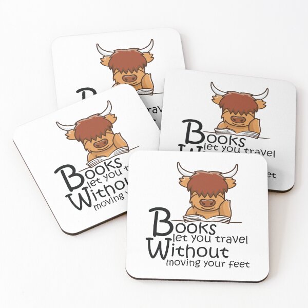 Item preview, Books let you travel without moving your feet. designed and sold by Crafty-Hawk.