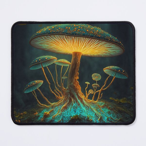 Item preview, Neon Mushroom Bright Mycelium designed and sold by Shroomworlds.