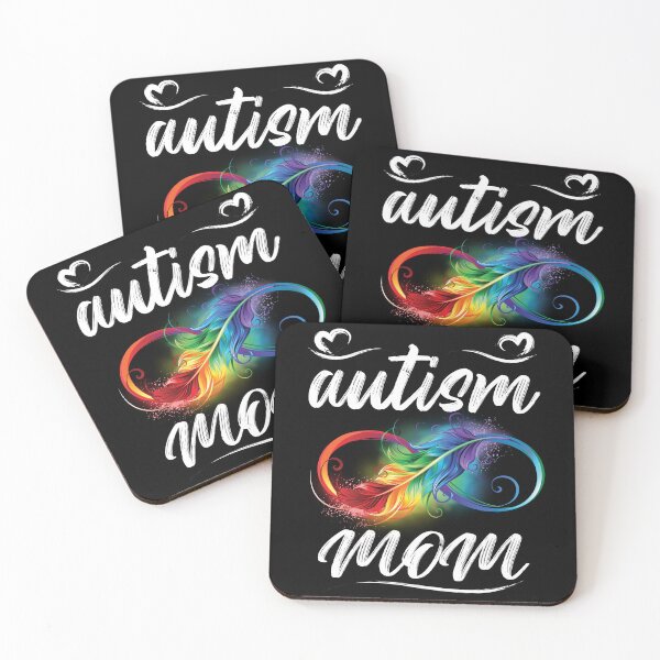 Item preview, Autism Mom Awareness Apparel Rainbow Infinity Design designed and sold by Luckydesign1975.