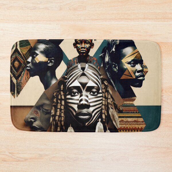 Item preview, Tribes of Africa Collage designed and sold by Odd World.