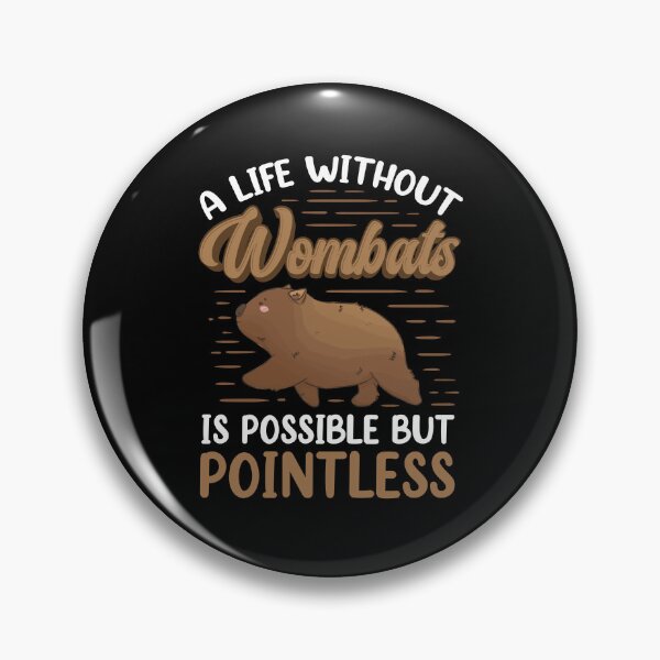Item preview, Wombat pointless without Australia marsupial designed and sold by madgrfx.