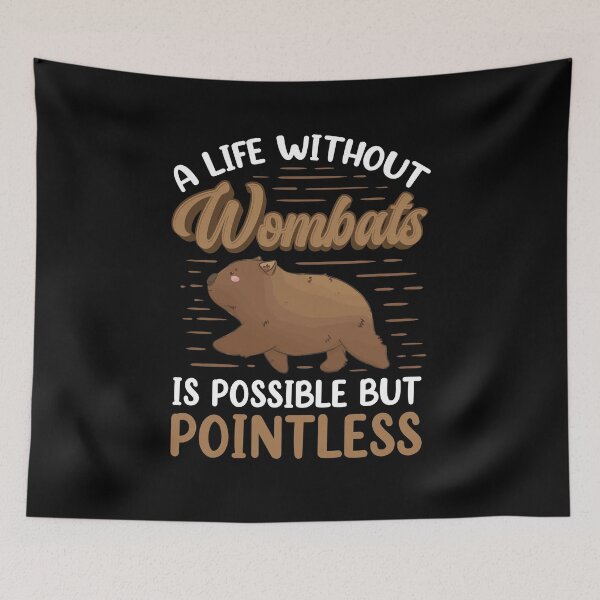 Item preview, Wombat pointless without Australia marsupial designed and sold by madgrfx.