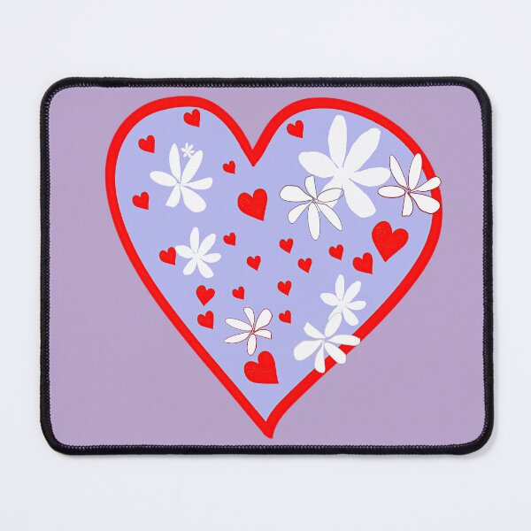 Item preview, Valentine Heart with Flowers designed and sold by designs-by-ann.