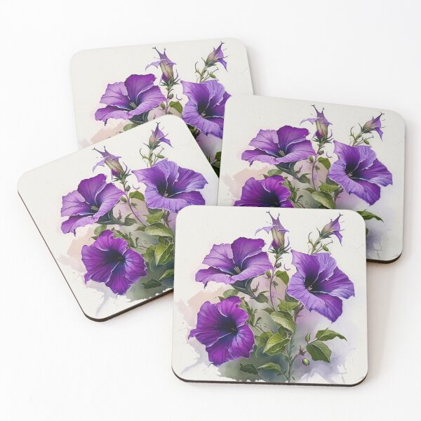 Item preview, Purple Petunias  designed and sold by Vanover Designs.