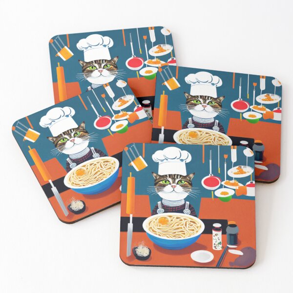 Item preview, Purrfect Noodle Pairing - Cat Edition - Noodle Delight designed and sold by WBP Mart.