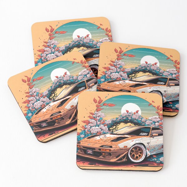 Item preview, Retro wave car  designed and sold by SuperSoulArts.