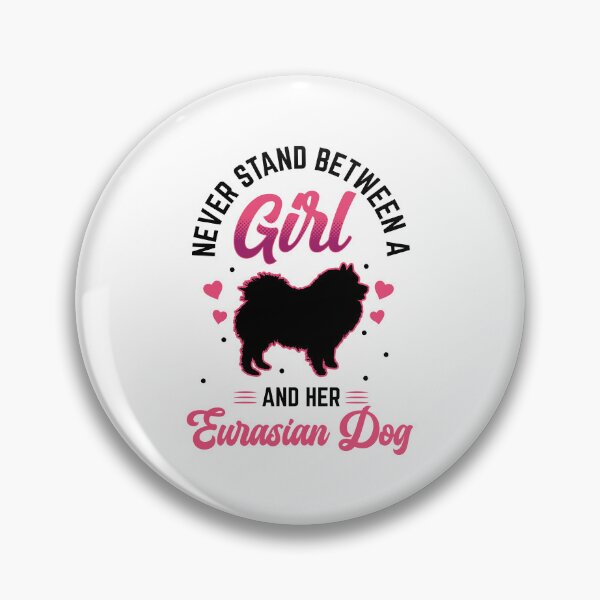 Item preview, Girl and her Eurasier Eurasian Dog designed and sold by madgrfx.