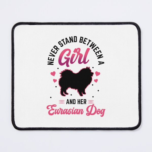 Item preview, Girl and her Eurasier Eurasian Dog designed and sold by madgrfx.