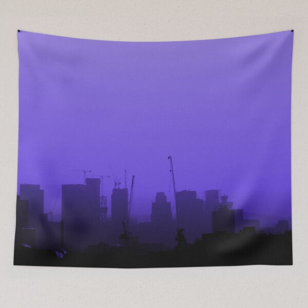 Item preview, Sunrise City - Indigo designed and sold by Quooki.