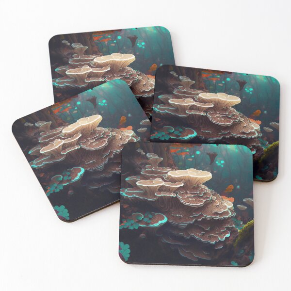 Item preview, Light Pink Polypore Fungi designed and sold by Shroomworlds.