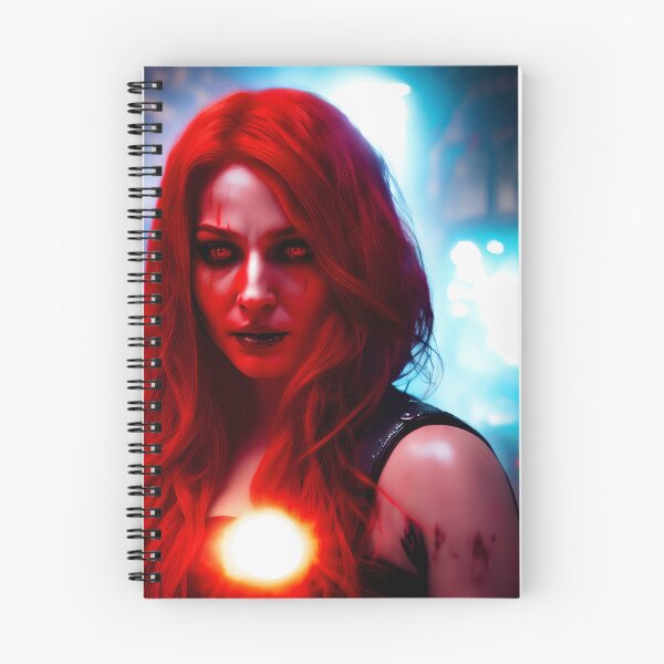 Item preview, Beautiful witch with red hair of fire. designed and sold by Maniock.