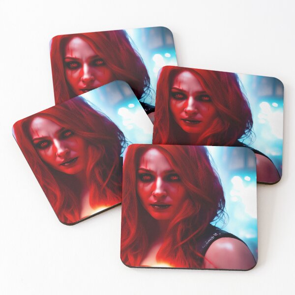 Item preview, Beautiful witch with red hair of fire. designed and sold by Maniock.