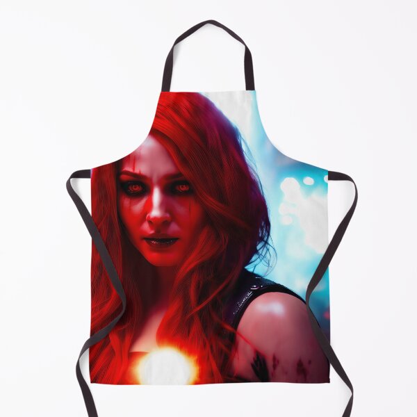 Item preview, Beautiful witch with red hair of fire. designed and sold by Maniock.