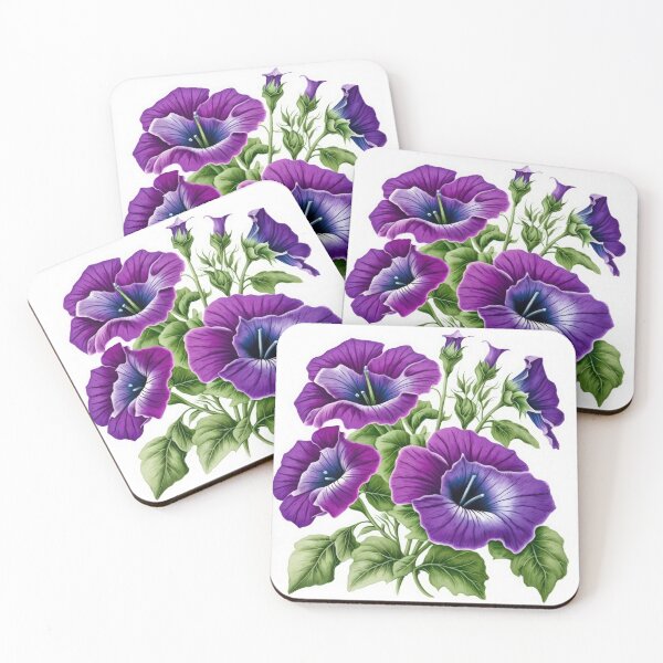 Item preview, Purple Petunias  designed and sold by Vanover Designs.