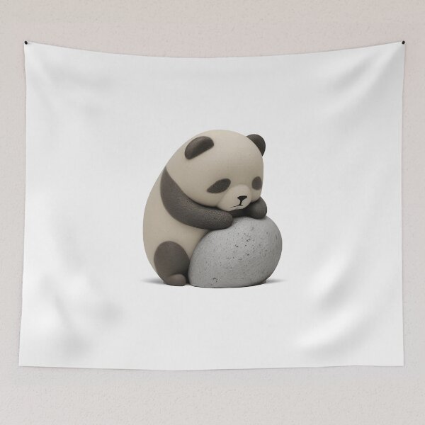Item preview, Sleeping Panda - The Stone Collection designed and sold by FiveIntentions.