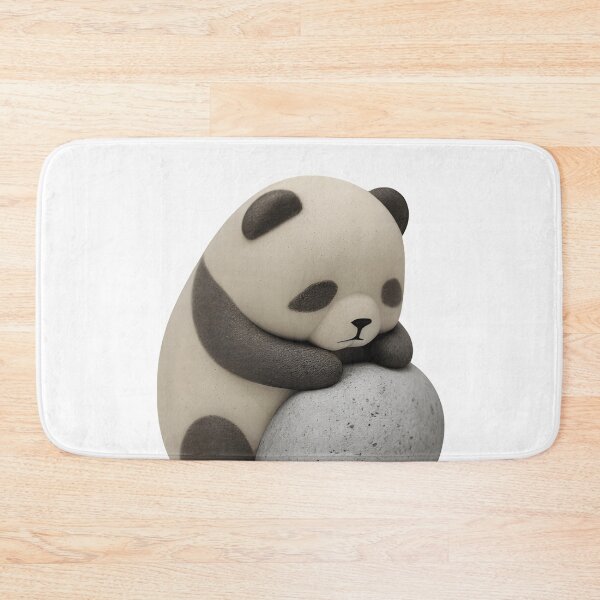 Aperçu de l'œuvre Panda endormi - La collection Stone créée et vendue par FiveIntentions.