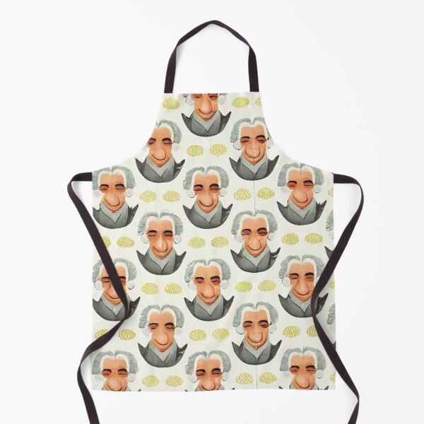 Item preview, Emanuel Swedenborg Caricature Seamless Repeating Pattern designed and sold by The Swedenborgian.