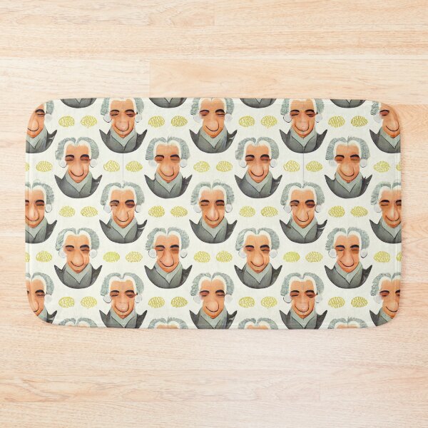 Item preview, Emanuel Swedenborg Caricature Seamless Repeating Pattern designed and sold by The Swedenborgian.