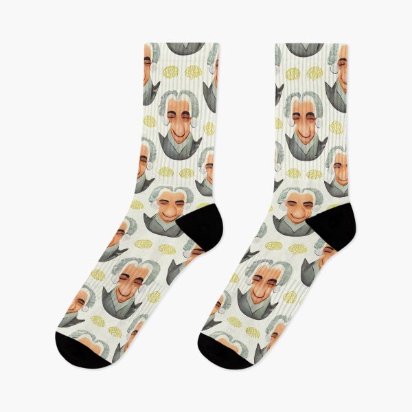 Item preview, Emanuel Swedenborg Caricature Seamless Repeating Pattern designed and sold by The Swedenborgian.
