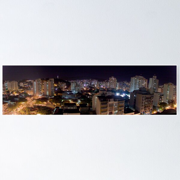 Item preview, Night view of the Santa Rosa district designed and sold by Frans Harren.