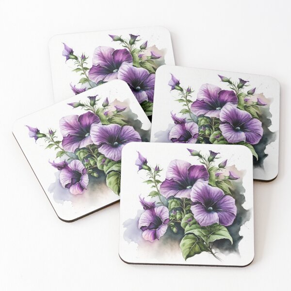 Item preview, Purple Petunias  designed and sold by Vanover Designs.