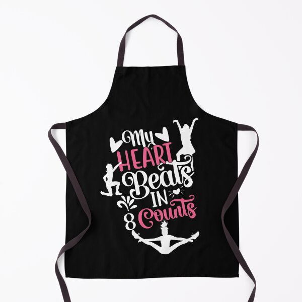 Item preview, My Heart Beats 8 Counts Cheerleader Dancer Cheerleading designed and sold by Dressed For  Duty.